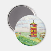 Pilsumer Leuchtturm Magnet (Vorderseite/Rückseite)