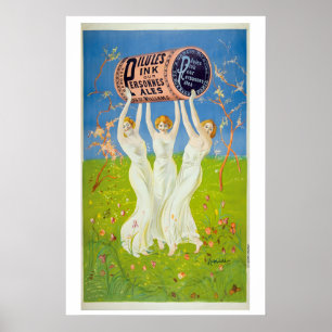 Pilules Rosa Für Blasse Personen 1910 Vintage Poster