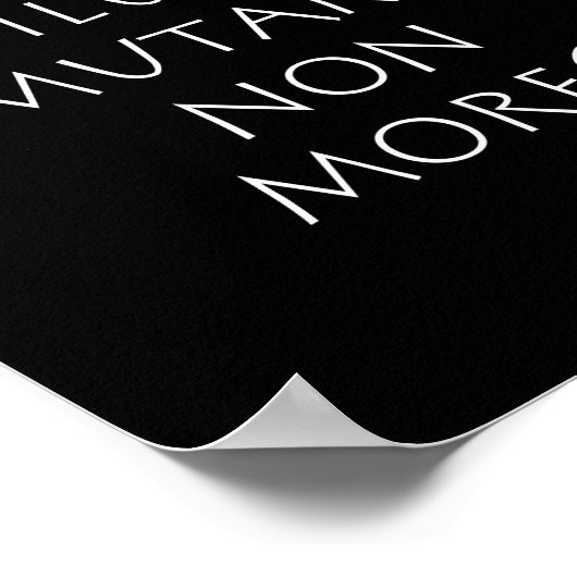 Pilummutare Poster (Ecke)