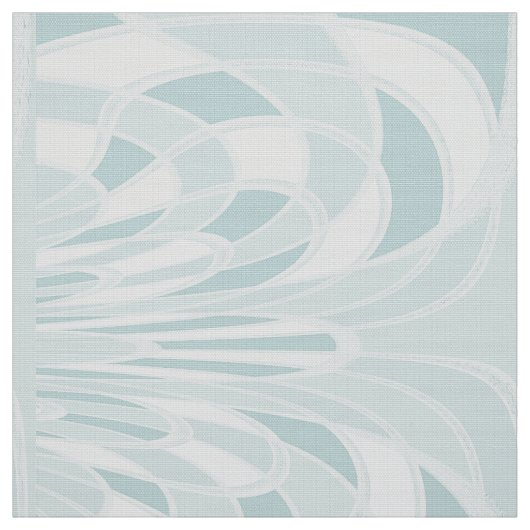 Pilz, Abstrakt - Aqua - Stoff (Muster)