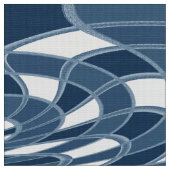 Pilz, Abstrakt - Blue Heather - Stoff (Nahaufnahme)