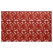 Pilz, Abstrakt - Kardinal Rot - Stoff (Yard (91,4 cm))