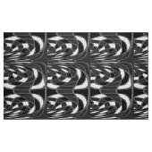 Pilz, Abstrakt - Schwarz - Stoff (Fat Quarter (45,7 x 55,9 cm))