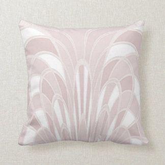 Pilz-abstraktes - Kunst-Deko - Rosa Kissen