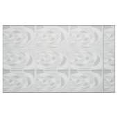 Pilz, abstraktes - Weiß - Gewebe Stoff (Fat Quarter (45,7 x 55,9 cm))