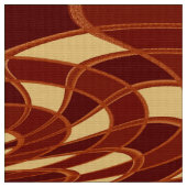 Pilz, abstraktes - Zimt-Rot - Gewebe Stoff (Nahaufnahme)