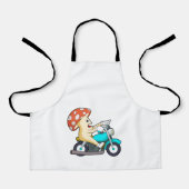 Pilz als Fahrrad mit Motorrad Schürze (Vorderseite)