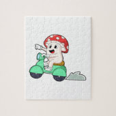 Pilz als Fahrrad mit Scooter.PNG Puzzle (Vertikal)