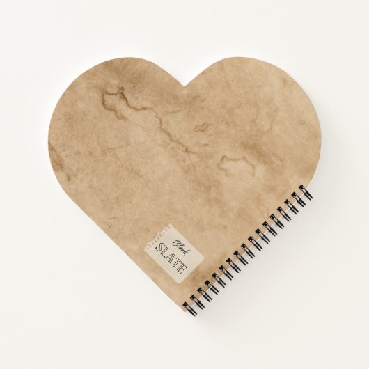 Pilz auf einem alten Papier Notizblock (Rückseite)