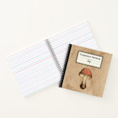 Pilz auf Personalisiertem Papier Notizblock (Innenseite)