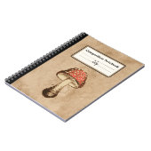 Pilz auf Personalisiertem Papier Notizblock (Linke Seite)