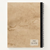 Pilz auf Personalisiertem Papier Notizblock (Rückseite)