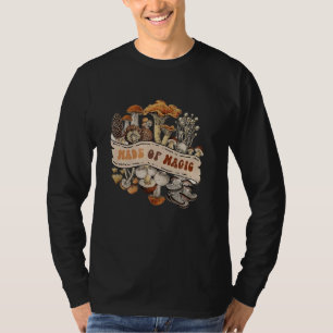 Pilz aus dem zauberhaften botanischen Vintagen Pil T-Shirt