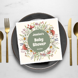 Pilz-Baby-Party Serviette
