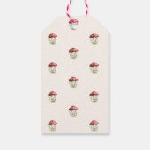 Pilz-Baby-Shower-Dankeschön-Geschenk Geschenkanhänger (Rückseite)