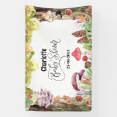 Pilz-Babydusche Waldwald Banner (Vertikal)