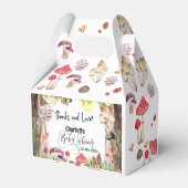 Pilz-Babydusche Waldwald Geschenkschachtel (Rückseite)