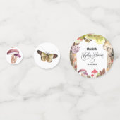 Pilz-Babydusche Waldwald Konfetti (Vorderseiten)