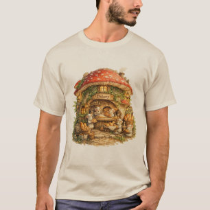 Pilz-Bäckerei Whimsical Woodland Cottagecore T-Shirt
