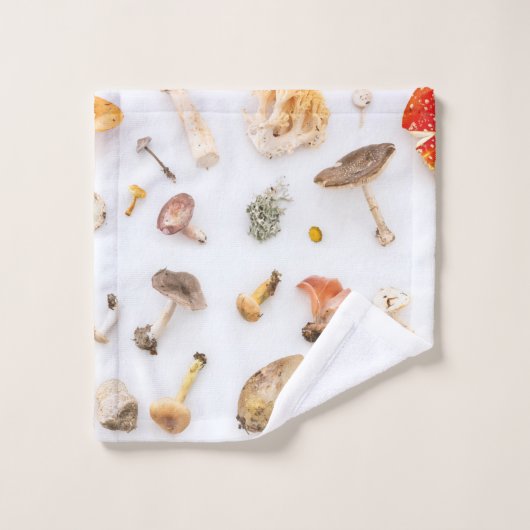 Pilz Badhandtuch Set (Waschlappen)