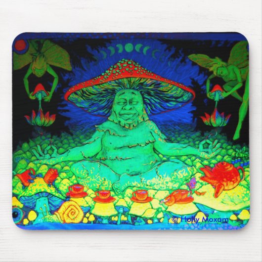 Pilz Buddah Mousepad (Vorne)