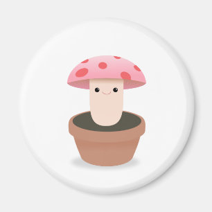 Pilz-Charakter Magnet