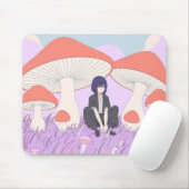 Pilz Cottagecore Anime-Mauspad Mousepad (Mit Mouse)