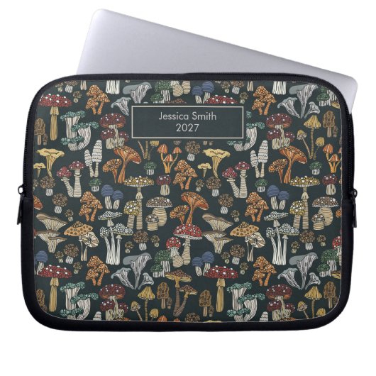 Pilz Cottagecore-Ästhetik Laptopschutzhülle (Vorderseite)