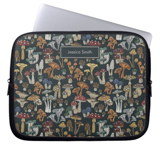 Pilz Cottagecore-Ästhetik Laptopschutzhülle (Vorderseite)