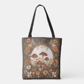 Pilz Cottagecore Tasche (Rückseite)