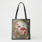 Pilz Cottagecore Tasche (Vorderseite)