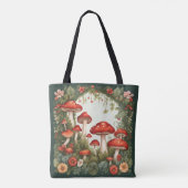Pilz Cottagecore Tasche (Rückseite)