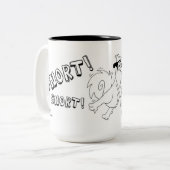 Pilz-E Kaffeesnort-Tasse Zweifarbige Tasse (Vorderseite Links)