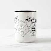 Pilz-E Kaffeesnort-Tasse Zweifarbige Tasse (Mittel)