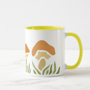 Pilz-Familie Tasse