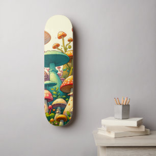 Pilz-Fantasie-Wald Skateboard