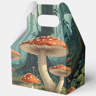 Pilz Favor Box Geschenkschachtel