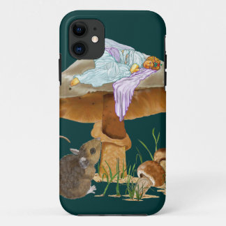 Pilz-Fee u. Maus iPhone 11 Hülle