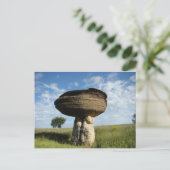 Pilz-Felsen Postkarte (Stehend Vorderseite)