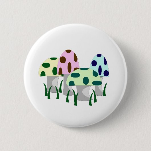 Pilz-Flecken Button (Vorderseite)