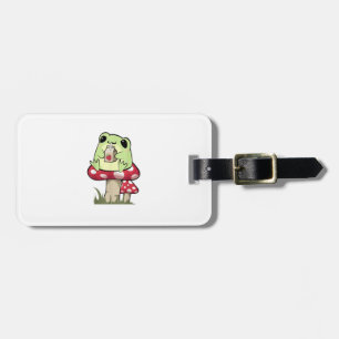 Pilz Frosch Goblincore Mykologie Kreativstil Gepäckanhänger