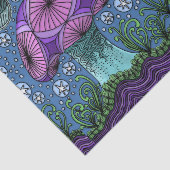 Pilz-Galaxie-Seidenpapier Seidenpapier (Ausschnitt)