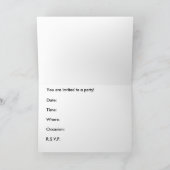 Pilz-Garten-Party Einladung (Innenseite)