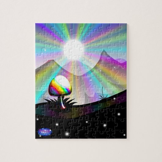 Pilz-Gebirgspuzzlespiel Puzzle (Vertikal)