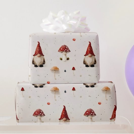 Pilz Geschenkpapier