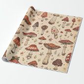 Pilz Geschenkpapier (Ungerollt)
