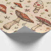 Pilz Geschenkpapier (Ecke)