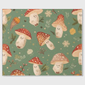 Pilz Geschenkpapier (Flach)