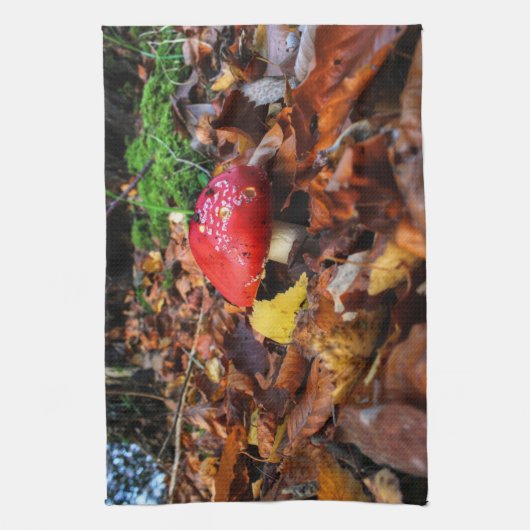 Pilz Geschirrtuch (Vertikal)