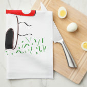 Pilz Geschirrtuch (Viertel Falte)